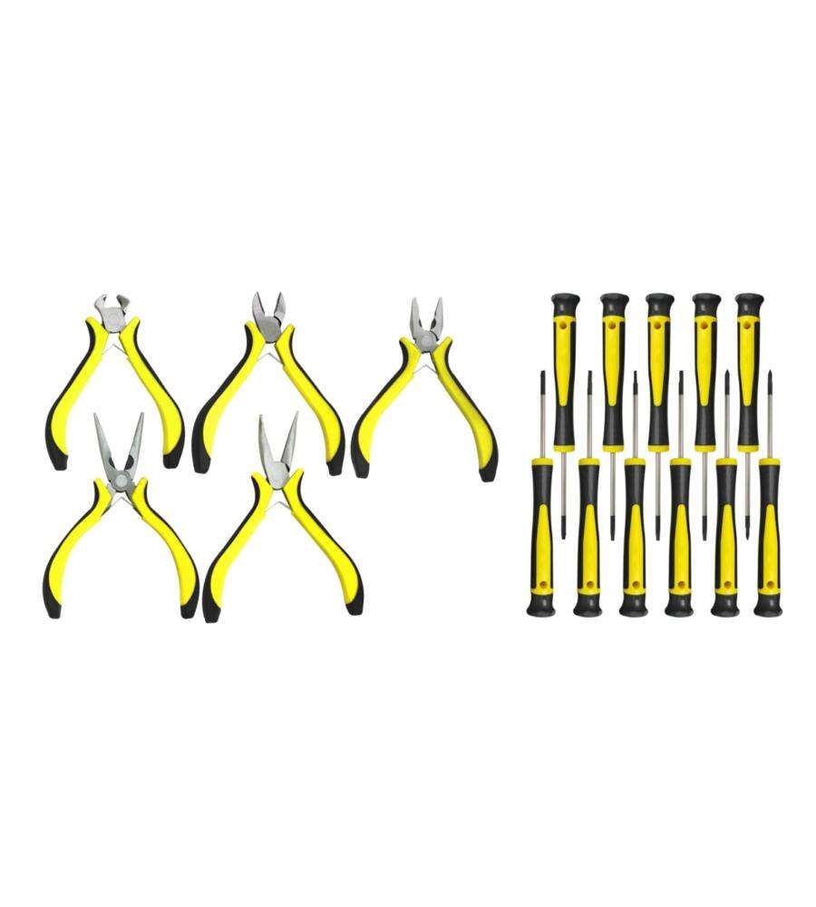 Set da 16 pezzi, cacciaviti di precisione e pinze System Set da 16 pezzi, cacciaviti di precisione e pinze System